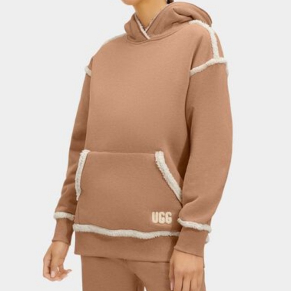 UGG Women’s Joanne Bonded Fleece Hoodie - Heather Camel